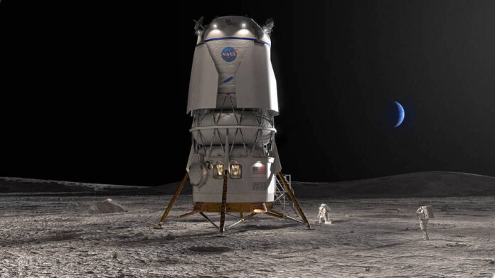 NASA Chooses Blue Origin's Blue Moon Lander as the Second Human Landing System - Via Satellite -