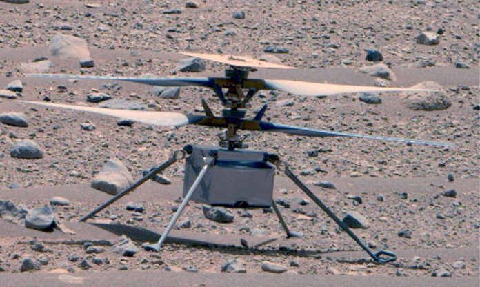 NASA's Ingenuity Mars Helicopter Successfully Establishes Communication with NASA Mars Exploration